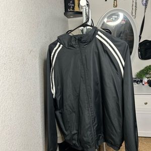 black adidas jacket